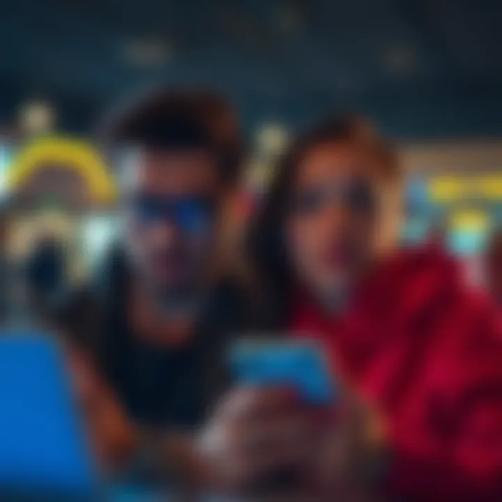 Two Android users looking concerned after losing money in a Trust Wallet hack.
