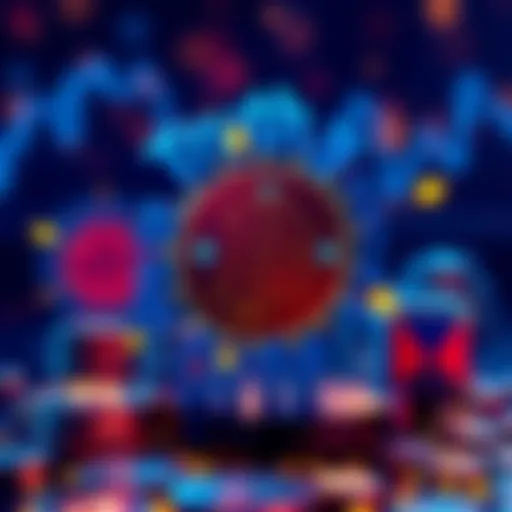 Digital graphic representing Truth Social's new Crypto Blue Chip ETF with symbols of leading cryptocurrencies