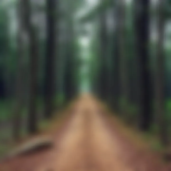 A split in a forest path representing choices, with one path leading left and the other right, symbolizing the question of which direction to take.