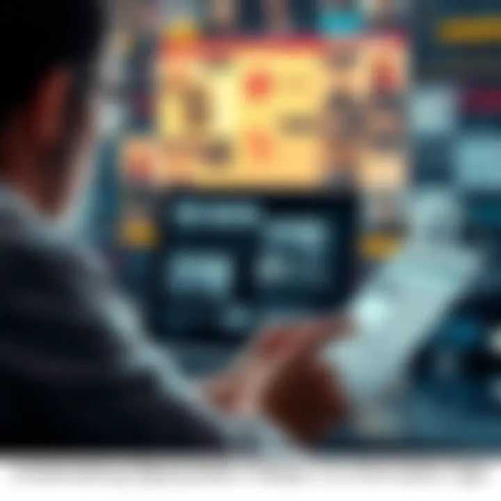 A person analyzing social media posts and news articles, looking for bias and manipulation in the information presented.