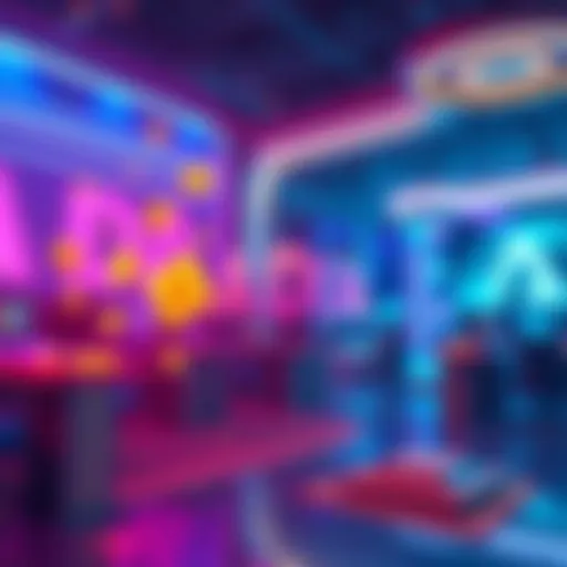 Visual representation of NFTs being transformed into ADA rewards in a gaming-like environment