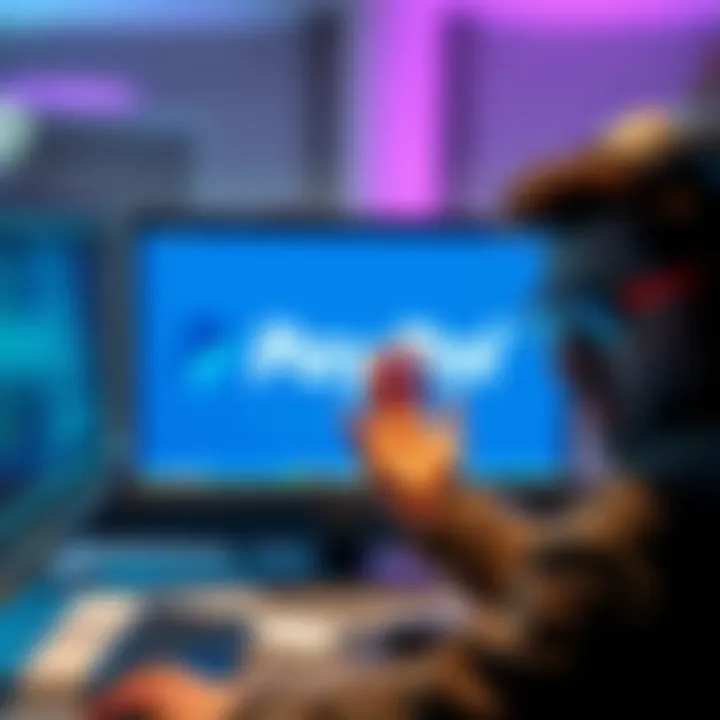 A frustrated crypto user looks at their computer screen with a PayPal logo, expressing concern over a mistaken transaction involving USDT ETH.