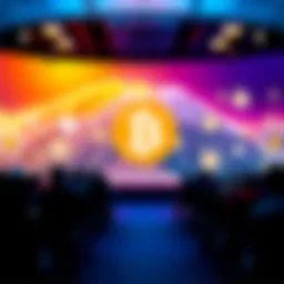 A graphic showing the University of Wyoming logo with symbols of Bitcoin and blockchain technology, promoting a workshop for submitting research ideas.