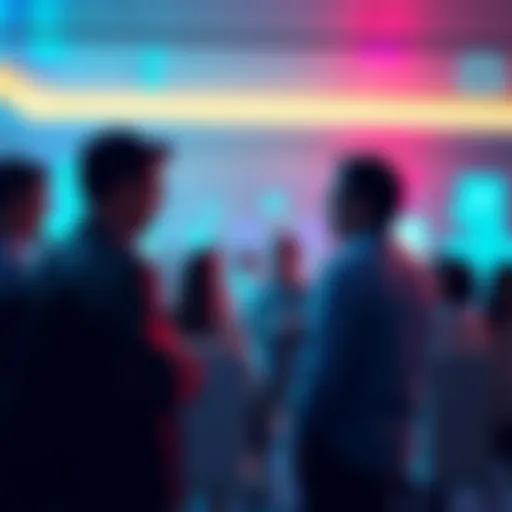 A group of people engaging in a discussion about Vechain, sharing ideas and insights.