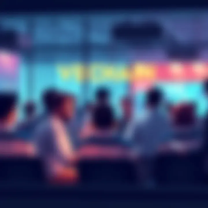 People engaging in a discussion about Vechain developments and news
