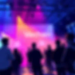 People engaging in a discussion about Vechain, sharing insights and news related to blockchain advancements and enterprise partnerships.