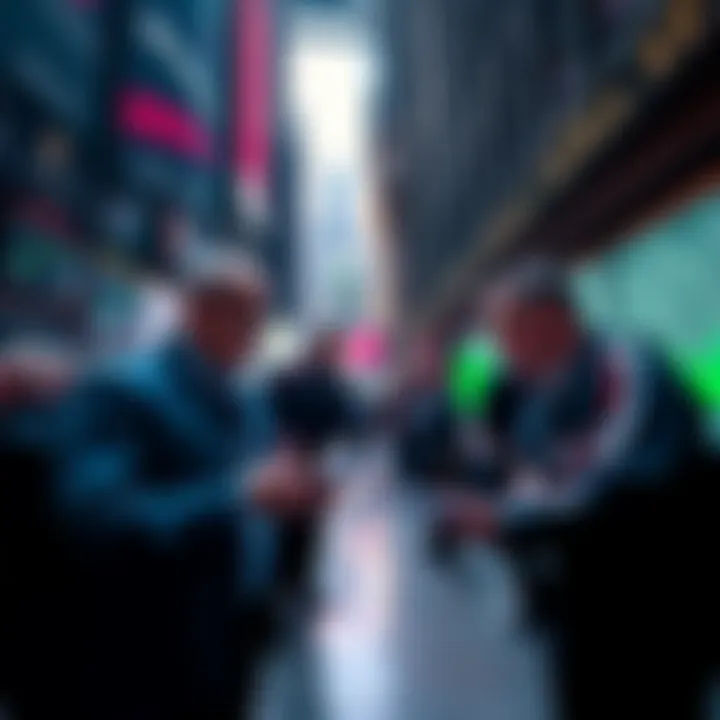 Wall Street professionals discussing Ethereum investments amidst charts and stablecoin approvals