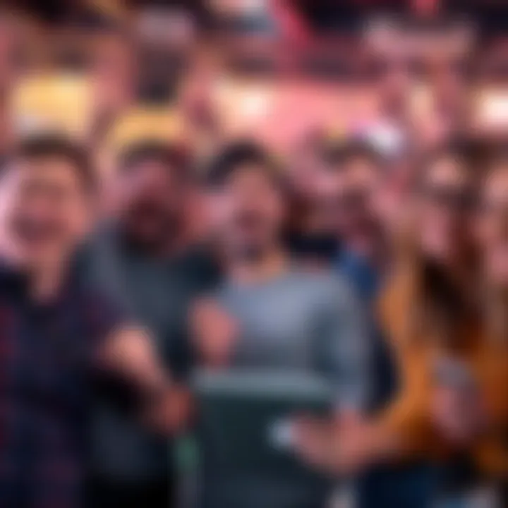 A group of smiling people sharing their thoughts on the Weeeee trend on a forum