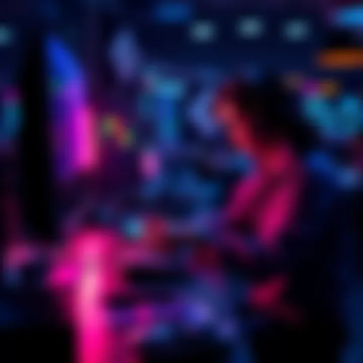 A person using a computer to withdraw funds from an old smart contract in a liquidity pool.
