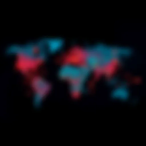 A world map highlighting significant facts and data points relevant to current global issues in 2025.