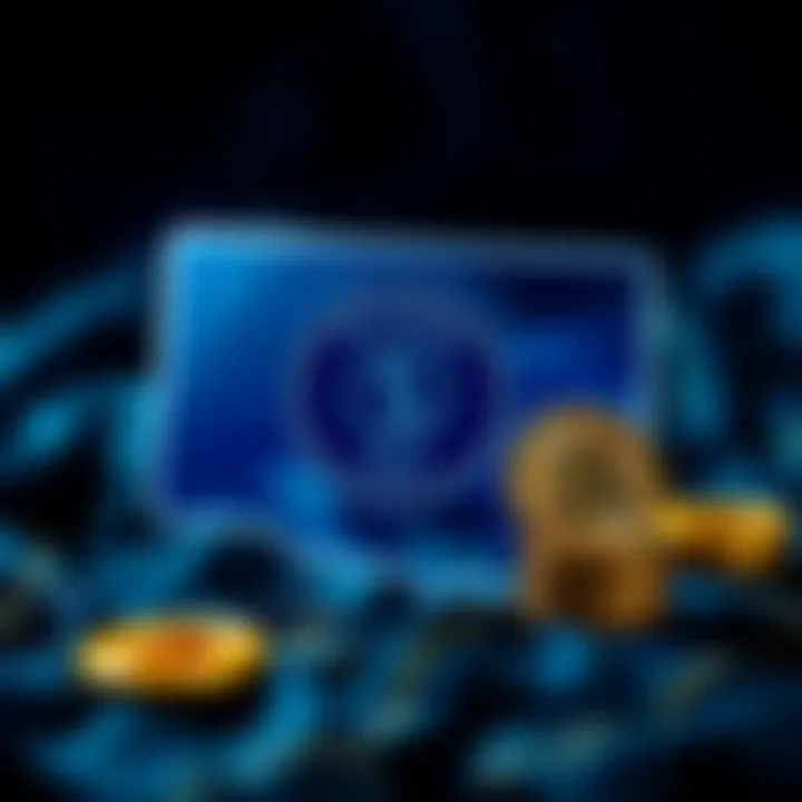 A graphic showing the Wyoming state outline with a dollar symbol and digital coins to represent the launch of the FRNT stablecoin.