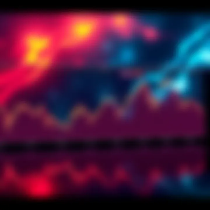 A line graph depicting the recent drop in XRP price below $3, with downward trends highlighted