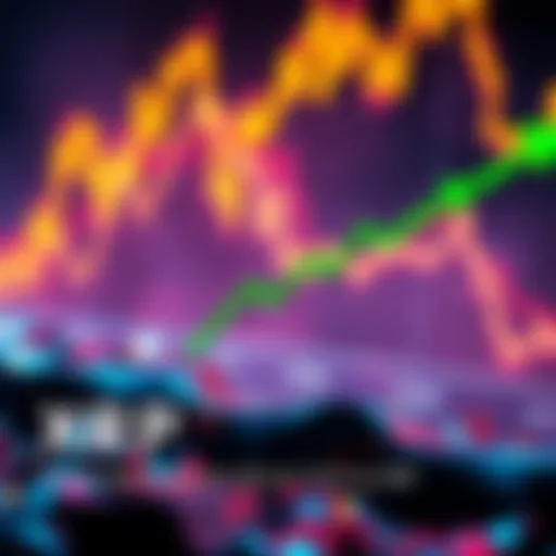 Graph showing upward trend of XRP price reaching $3 with green arrows indicating growth