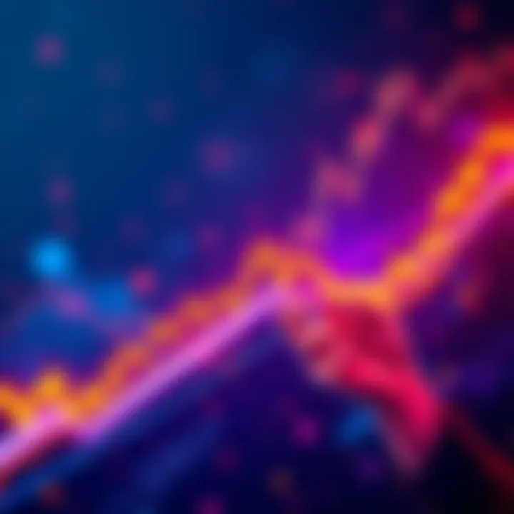 A graph showing XRP's price rising above $10 with a focus on market dynamics and investment influence.
